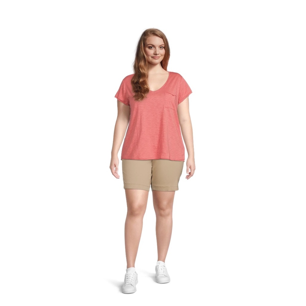 Just My Size Women’s Plus Size Brownstone 2 Pocket Shorts Size 3X - Picture 5 of 10